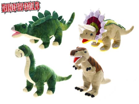 Dinoworld dinosaurus plyšový 37cm 4druhy 0m+