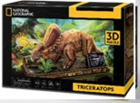 Puzzle 3D Triceratops - dílků 44