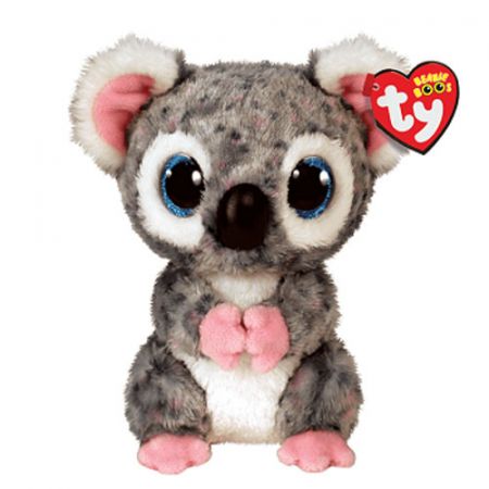BEANIE BOOS KARLI, 15 cm - šedá koala