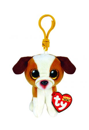 Beanie Boos HUGO Clip 8,5 cm - hnědo-bílý pes(3)