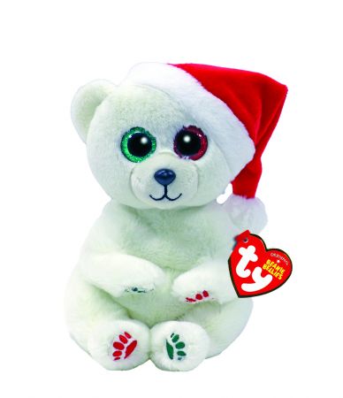 Beanie Babies EMERY, 15 cm - lední medvěd (3)