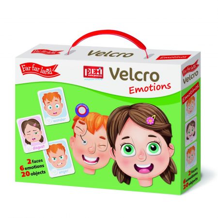 PEXI Velcro skládačky - Emoce (Emotions)