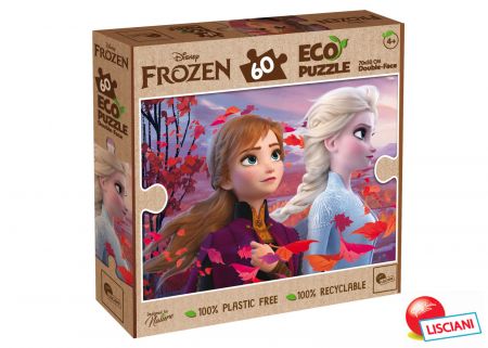 Frozen ECO-Puzzle 60 Elsa a Anna 2v1 70x50cm