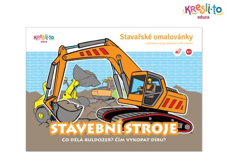 Stavařské omalovánky - Stavební stroje