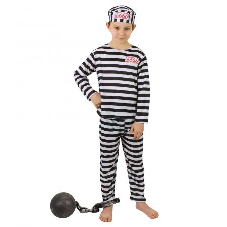RAPPA | Dětský kostým vězeň (M) e-obal DS43596223