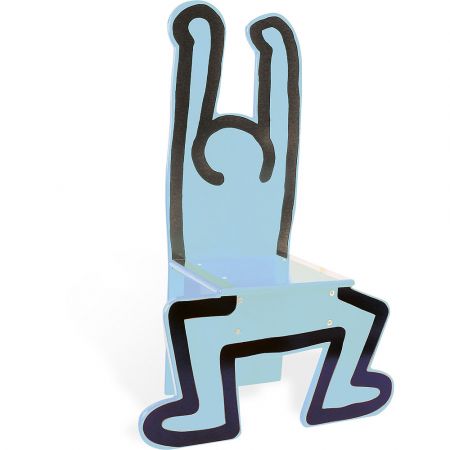 Vilac Dřevěná židle Keith Haring modrá DS16992823