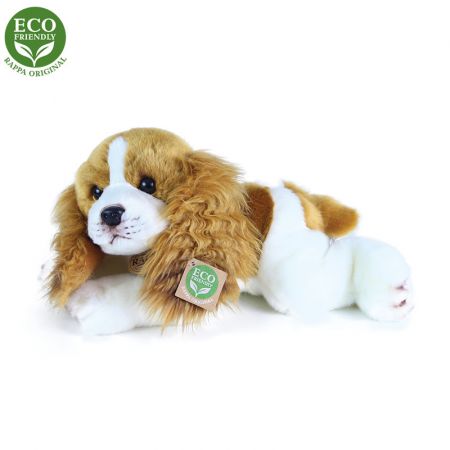 RAPPA | Plyšový pes Kavalír King Charles španěl ležící 30 cm ECO-FRIENDLY DS70190579