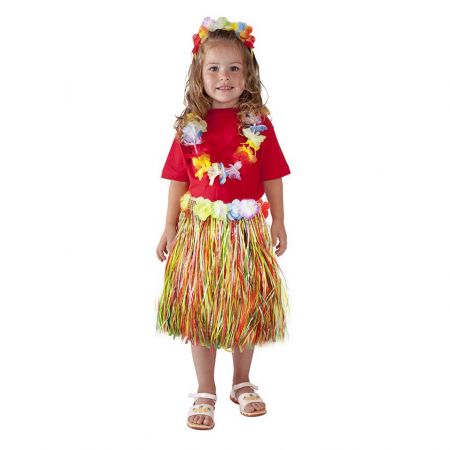 RAPPA | Sukně Hawaii barevná 45 cm dětská DS38499042