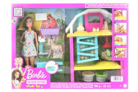 Barbie Slepičí farma s panenkou HGY88 DS68450086