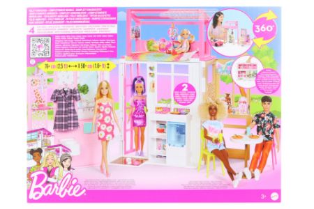 Barbie Skládací dům HCD47 DS20367035