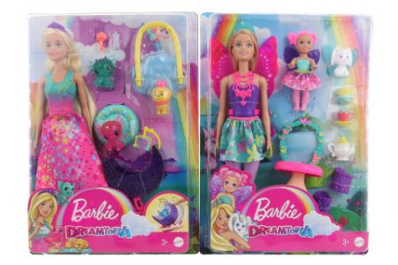 Barbie Pohádkový herní set s panenkou GJK49 DS69489234