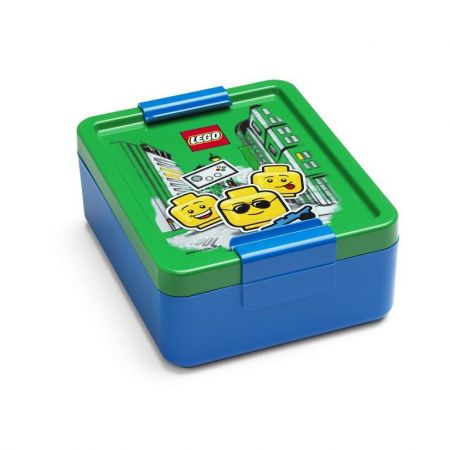 Box na svačinu LEGO Modrá/Zelená