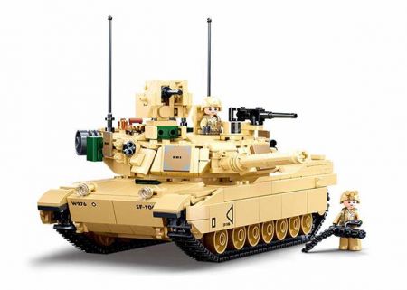 Sluban Model Bricks M38-B0892 Bitevní tank M1A2 SEP V2 Abrams