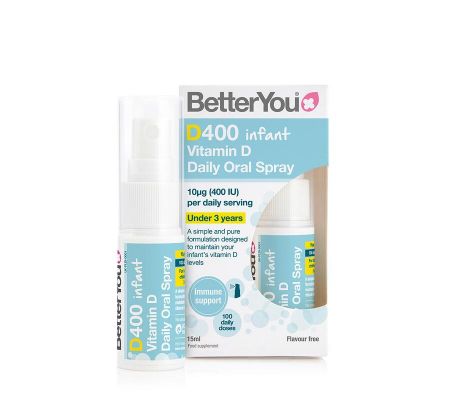 BetterYou Ltd BETTER YOU Vitamín D400 Infant orální sprej 15 ml