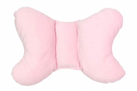 Stabilizační polštářek pod hlavičku baby pink velvet