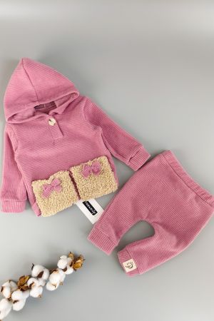Dětská souprava Bahar, fialová (Oblečení pro miminka) Velikost: 80