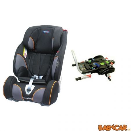 KLIPPAN autosedačka TRIOFIX COMFORT + základna Black Orange