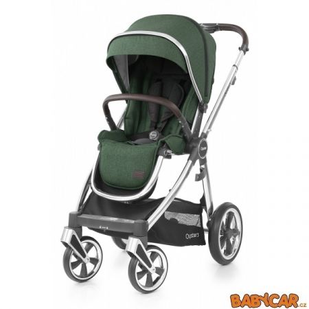 BABYSTYLE sportovní kočárek OYSTER 3 Alpine Green (Mirror rám)