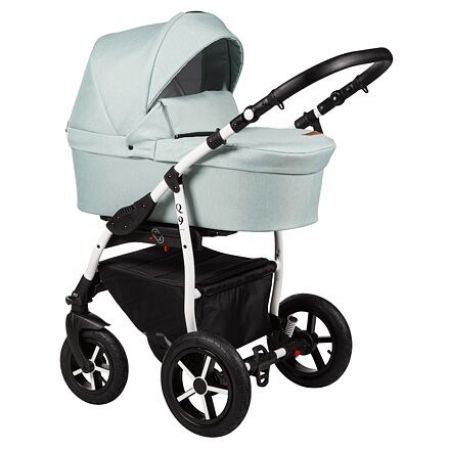 Kočárek Baby Merc Q9 2021 trojkombinace bílý rám s autosedačkou Q9/198C