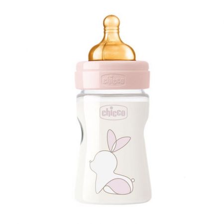 CHICCO Láhev kojenecká Original Touch latex 150 ml dívka