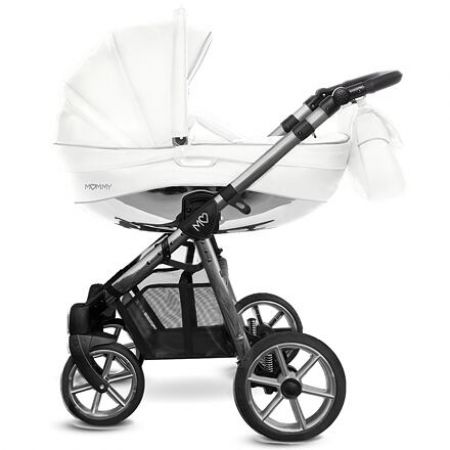 Kočárek Baby Active Mommy Glossy trojkombinace White/Space grey