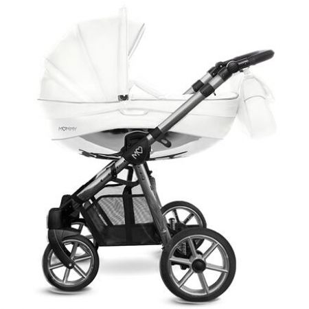 Kočárek Baby Active Mommy Glossy dvojkombinace White/Space grey