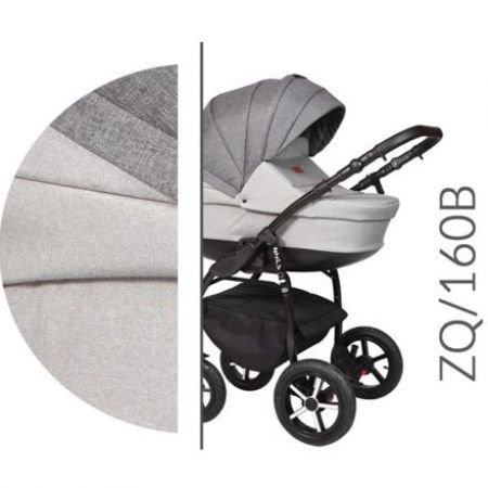 Kočárek Baby Merc Zipy Q 2019 trojkombinace černý rám s autosedačkou ZQ/160B