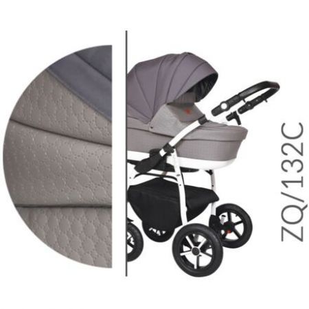 Kočárek Baby Merc Zipy Q 2019 trojkombinace bílý rám s autosedačkou ZQ/132C