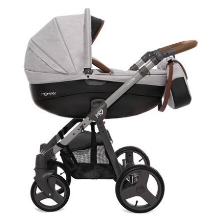 Kočárek Baby Active Mommy 2019 trojkombinace s autosedačkou Grey Star