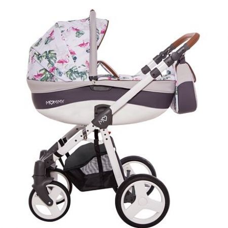 Kočárek Baby Active Mommy Summer 2019 dvojkombinace Flamingo