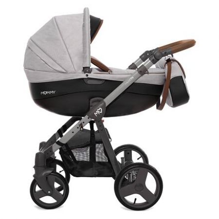 Kočárek Baby Active Mommy 2019 dvojkombinace Grey Star