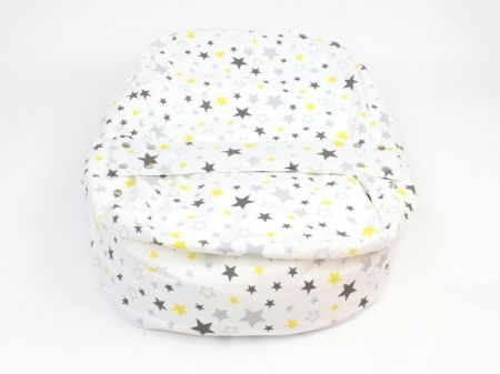 Matýsek | Náhradní potah na pelíšek pro miminko HVĚZDY ŽLUTÉ 100% bavlna