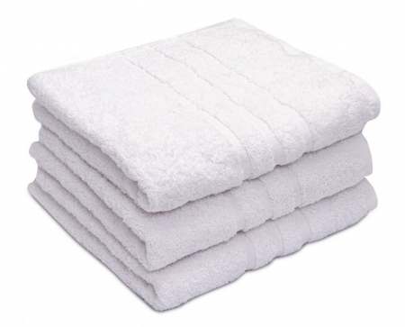 Baby 100% bavlněný ručník 70x140 cm, bílý (500g/m2)