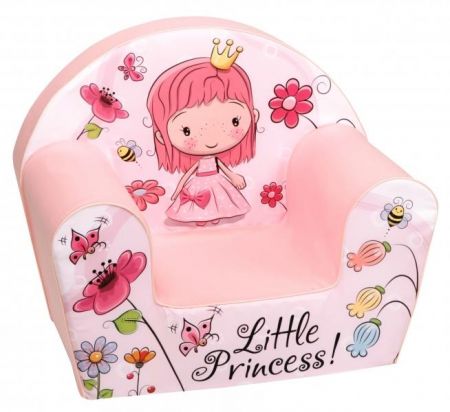 Delsit Dětské křesílko, pohovka - Little Princess s kytičkami