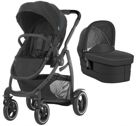 Graco kombinovaný kočárek Evo XT, black grey