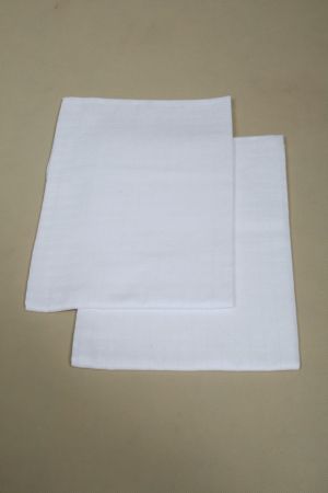 Prem Intrnational Látkové bavlněné pleny tetra osušky bílé 90x100 cm – 2ks