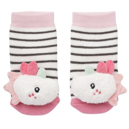 BABY FEHN Chrastící ponožky jednorožec, Aiko & Yuki Varianta: Aiko & Yuki