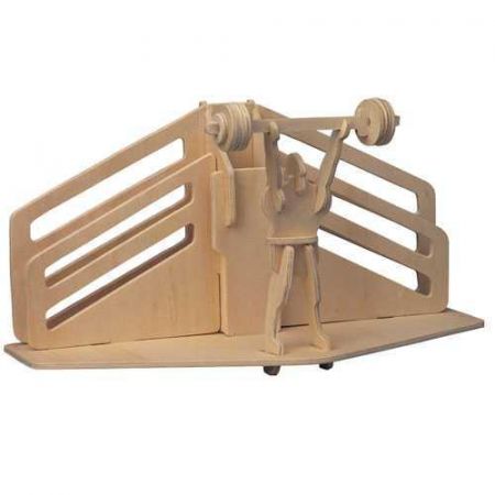 Woodcraft construction kit Woodcraft Dřevěné 3D puzzle stojánek na tužky vzpírání