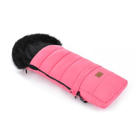 Zimní fusak HappyBee Combi SPORT s kožíškem Dark Pink