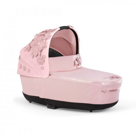 Hluboká korba LUX CARRY COT ke kočárku Cybex PRIAM 4.0 - limitovaná kolekce SIMPLY FLOWERS Pínk