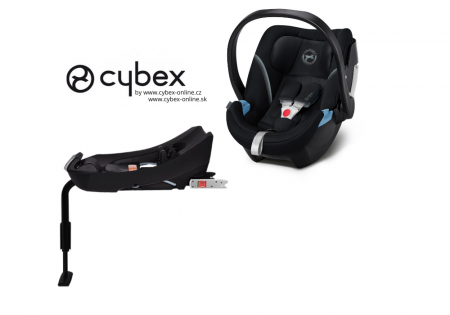 Autosedačka Cybex ATON 5 + základna do auta BASE 2-FIX 2022 Deep Black