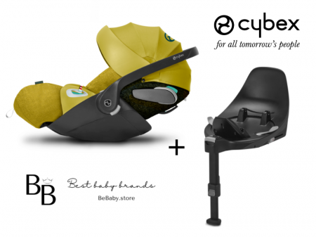 Výhodný set autosedačka Cybex CLOUD Z2 PLUS + BASE Z2 2022 Mustard Yellow