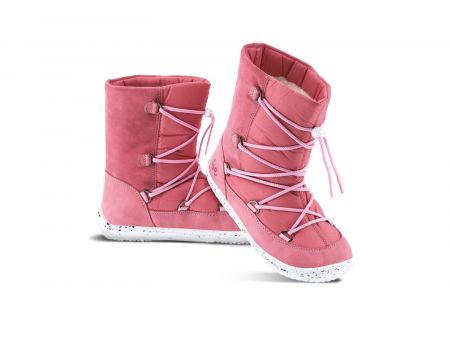 Dětské barefootové boty Be Lenka - Snowfox Kids 2.0 Rose Pink - 33