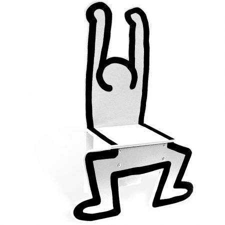 Vilac Dřevěná židle Keith Haring bílá DS58163482