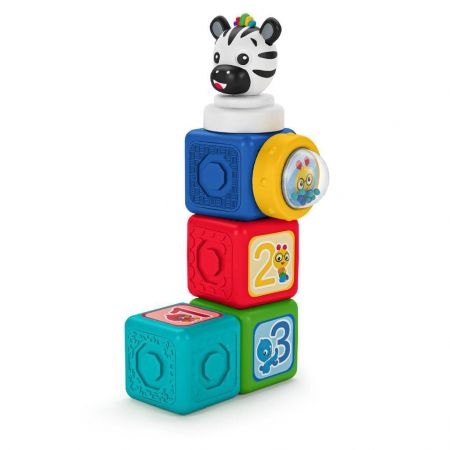 Baby Einstein Magnetické kostky s aktivitami Connectables Add & Stack 6 ks 6 m+