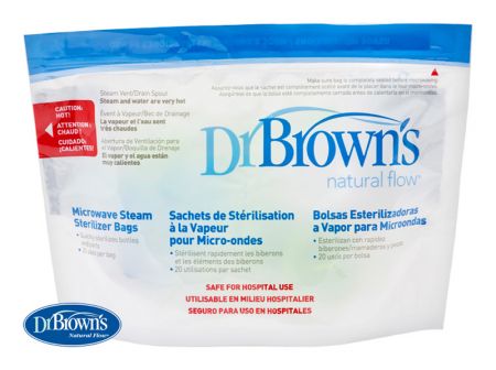 DRBROWNS DR.BROWN'S Kapsy na sterilizaci v mikrovlnné troubě 5 ks