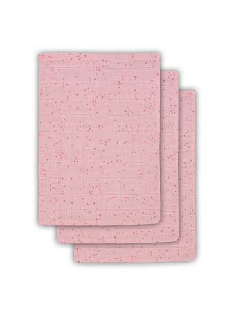 Jollein Žínka 15x21cm (3ks) Mini dots blush pink