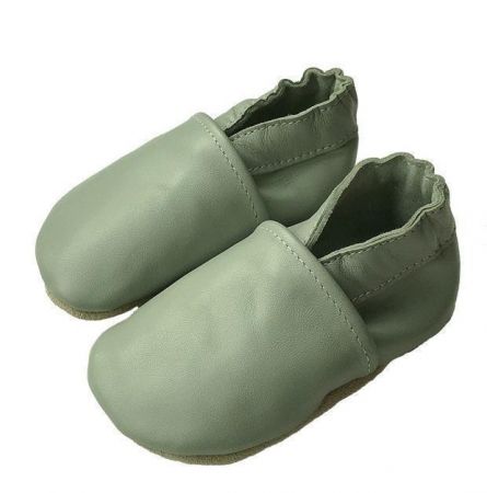 Hopi Hop Kožené capáčky Barefoot Vel. XL (18-24 měs.) Šedé