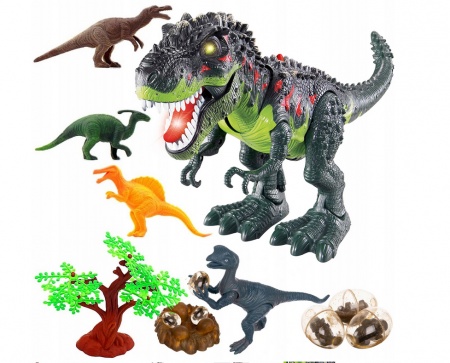 Matadi Chodící mega dinosaurus T- Rex zelený