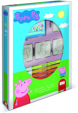 Ostatní Razítka Prasátko Peppa, box 4 ks